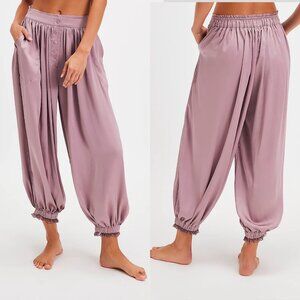 New! Free People Intimately Pink Night Special Solid Pants 4943